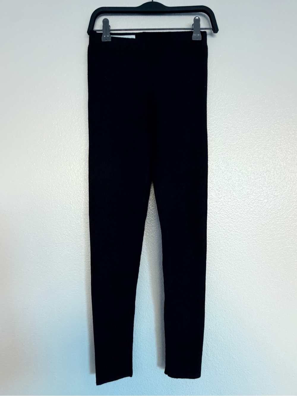Zara Girls Black Stretch Leggings 11-12Y